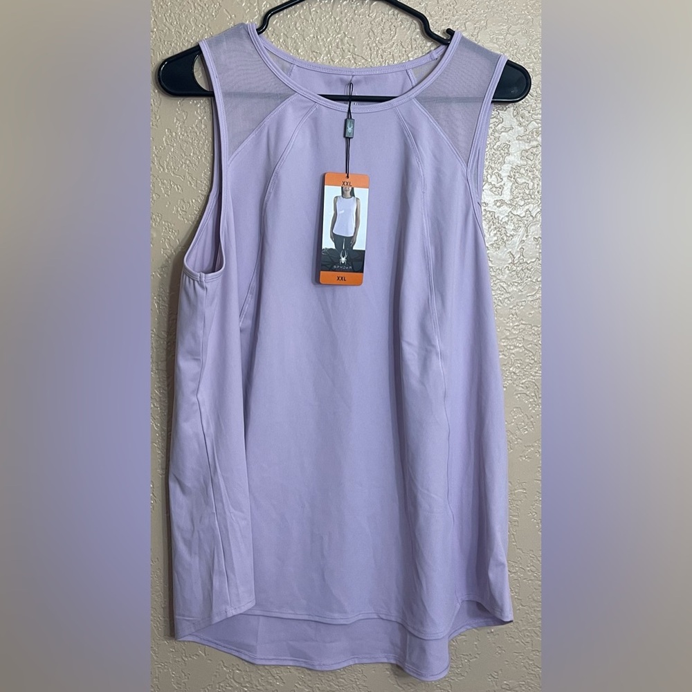 Women’s Spyder Active Purple XXL Tank Top New